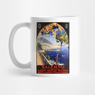 SALERNO Italian Seaside Port City Vintage Italy Travel Mug